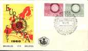 BELGIUM 1960 EUROPA CEPT FDC - 1960