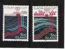 1983 Island  Yv. 551-2**  Mi. 598-9  MNH Europa - 1983
