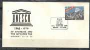 GREECE ENVELOPE   (A0595) UNESCO (1946-1976) 30th ANNIVERSARY SINCE HER ESTABLISHMENT - ATHENS 4.11.1976 - Postal Logo & Postmarks