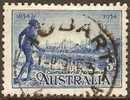 AUSTRALIA - USED - 1934 3d Victorian Centenary, Perf 10.5 - Oblitérés