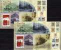 Post-Box Historie Post 1997 Hongkong 819,Block 55 **/o 22€ Stamp On Stamp Queen Elisabeth II. M/s Hb Sheet Bf HONG KONG - U.P.U.