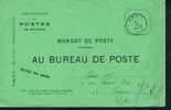 Belgique Enveloppe Verte Des Postes "MANDAT POSTE" (N°20 (M.P.)-Bon 127 1913-VAN Dooselare, Gand) De "SPY/1/IV/1938" - Lettres & Documents