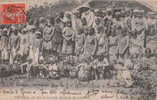 CARTE CACHET MARITIME YOKOHAMA A MARSEILLE 1908  CARTE DE CEYLAN  RAMASSEURS DE THE - Schiffspost