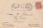 VIADUC DE CHEBELE (DJIBOUTI) CARTE CACHET MARITIME  REUNION A MARSEILLE  1905 - Ethiopie