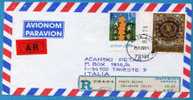 U-P2  BOSNIA SERBA 2000 EUROPA CEPT  SERBISCHE REPUBLIK   RRR CHILDREN  RECCO LETTER BANJA LUKA-TRIESTE ITALIA - 2000