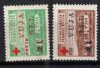 U-Ra  JUGOSLAVIA ITALIA TRIESTE B SLOVENIA CROCE ROSSA RED CROSS VERY LEGER HINGED - GARANZIA - Mint/hinged