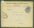 ESPAGNE  -  LETTRE CENSUREE DE BARCELONE POUR LA FRANCE  - VOIR IMAGE POUR LES DETAILS - Covers & Documents