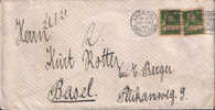 Suisse -Lettre Circulee En 1921 Avec Un Cachet De Publicite-Virement Postale - Postage Meters