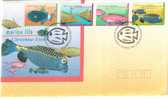 CHRISTMAS ISLAND FDC MARINE LIFE FISH SET OF 4  STAMPS  DATED 18-04-1996 CTO SG? READ DESCRIPTION !! - Christmas Island