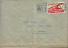 Lettre De1944 Avec Un Cachet De Publicite - Cartas & Documentos