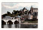 Carte 1950 LE BLANC LE PONT SUR LA CREUSE ET L'EGLISE - Le Blanc