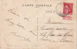 CARTE CACHET PERLE BUBRY (MORBIHAN)  TYPE PAIX AVEC BANDE PUB - Tijdelijke Stempels