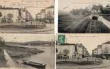 Agen    47   .. Lot De 12 Cartes Dont: Navigation, Péniche; Chemin De Fer; Trains - Agen