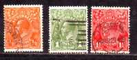 1926  Australia SC#  A4  66,67,68 - Used Stamps