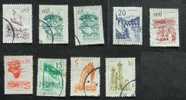 Jugoslavia 1959-1966 Industria Industry 9 Stamps - Usados