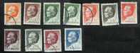 Jugoslavia Tito 11 Stamps - Used Stamps