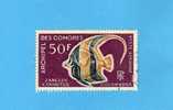 Archipel Des Comores-RF-timbre Oblitéré N°A 23-poisson--zanthus Cornutus--cote 4,5eu - Oblitérés