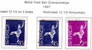 SCHWEDEN / SWEDEN / SVEZIA 1967 World Field Ball Championship Gest. / Used / Usati - Used Stamps