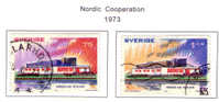 SCHWEDEN / SWEDEN / SVEZIA 1973  Nordic Cooperation Used / Usati - Oblitérés