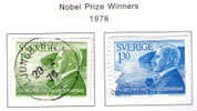 SCHWEDEN / SWEDEN / SVEZIA 1976 Nobel Price Winners Gest / Used / Usati - Gebraucht