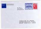 Entier Postal POSTREPONSE Oise Chantilly Fondation De France Autorisation 71571 N° Au Dos 09P519 - PAP: Antwort/Beaujard