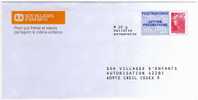 Entier Postal POSTREPONSE Oise Creil SOS Villages D´enfants Autorisation 42281 N° Au Dos 10P244 - PAP: Antwort/Beaujard