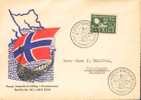1950  Suéde Sweden  Stockholm Nordk Frimerkeutsstilling Sur Enveloppe - Altri & Non Classificati