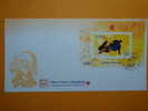 FDC(B) 2010 Chinese New Year Zodiac Stamp S/s - Rabbit Hare 2011 - Año Nuevo Chino