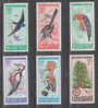 Ungheria   -   1966.  Rondine, Passero, Picchio, Upupa, Pettirosso.  Bird-rearing.  Complete  Series  Fresh, MNH - Golondrinas