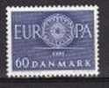 Danemark 1960 - Yv.no.394 Neuf** - 1960