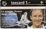 TARJETA DE SUIZA DE UN COHETE ESPACIAL - CLAUDE NICOLLIER - Astronomy