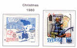 SCHWEDEN / SWEDEN / SVEZIA 1980 Christmas Gest / Used  / Usati - Oblitérés