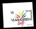 VLAANDEREN LEEFT  1988   BELGIQUE NON DENTELE Coin De Feuille    2278 ** - Andere & Zonder Classificatie