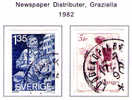 SCHWEDEN / SWEDEN / SVEZIA 1982  Newspaper + Graziella  Gest / Used  / Usati - Gebruikt