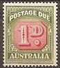 AUSTRALIA - 1947 1d  Postage Due, Watermark C/A. Scott J72. MNH ** - Segnatasse