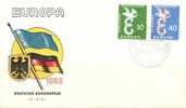 GERMANY 1958 EUROPA CEPT FDC ( Bonn 1 A ) - 1958