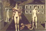 A85--11  @  PAUL DELVAUX Art Nudes , Painting  ( Postal Stationery , Articles Postaux ) - Nus