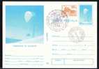 Parachutisme  POSTCARD   PMK 1996 BUCURESTI.(D) - Fallschirmspringen