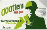 # ITALY 581 Tantum Verde P Pastiglie (31.12.98) 5000   Tres Bon Etat - Openbaar Getekend