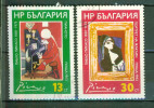 Picasso, Peintre - BULGARIE - Le Piano - Portrait De Jacqueline - N° 2734-2736 - 1982 - Used Stamps