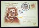 Enteire Postal ,with  Nobel Prize  ALBERT EINSTEIN PMK 2005 SIBIU  Romania. - Albert Einstein