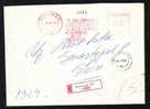 Chimie ,Chemestry ,METER MARK 1973 REGISTRED COMMERCIAL COVER ROMANIA,RARE!! (B) - Chemie