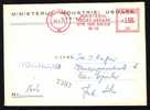 Chimie ,Chemestry ,METER MARK 1973 REGISTRED COMMERCIAL COVER ROMANIA,RARE!! - Química