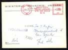 Chimie ,Chemestry ,METER MARK 1973 REGISTRED COMMERCIAL COVER ROMANIA,RARE!! - Scheikunde