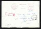 Chimie ,Chemestry ,METER MARK 1973 REGISTRED COVER ROMANIA,RARE!! - Scheikunde