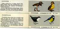 NORWAY/NORGE - 1980  BIRDS  BOOKLETS (2)   MINT NH - Carnets