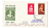 Envelope &  2 Stamps 1952 - NEW ZEALAND NOUVELLE ZELANDE AUCKLAND , Pakuranga -Bloomington USA - Non Classés