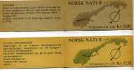 NORWAY/NORGE - 1976  VIEWS  BOOKLETS  (2)   MINT NH - Carnets