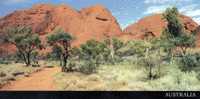 Australia Kata Tjuta - Monts Olgas, Northern Territory Long PC 22cm Unused - Uluru & The Olgas