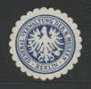 DEUTSCHSLAND PREUSSEN GERMANY PRUSSIA Siegelmarke General - Verwaltung Der Königlichen Museen - Berlin - Seals Of Generality